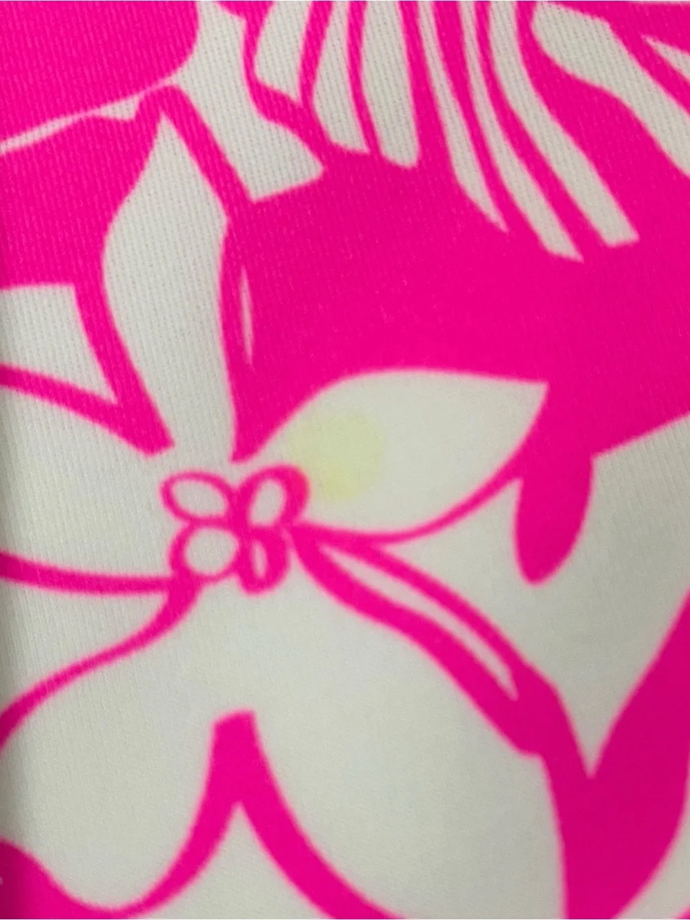 Kami Girls Pink White Tropical Floral One Piece Swimsuit Bathing Suit Size 14